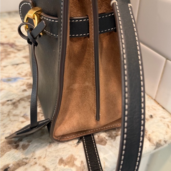 Tory Burch Rudizwill Black and Brown Shoulder Bag - Picture 13 of 16